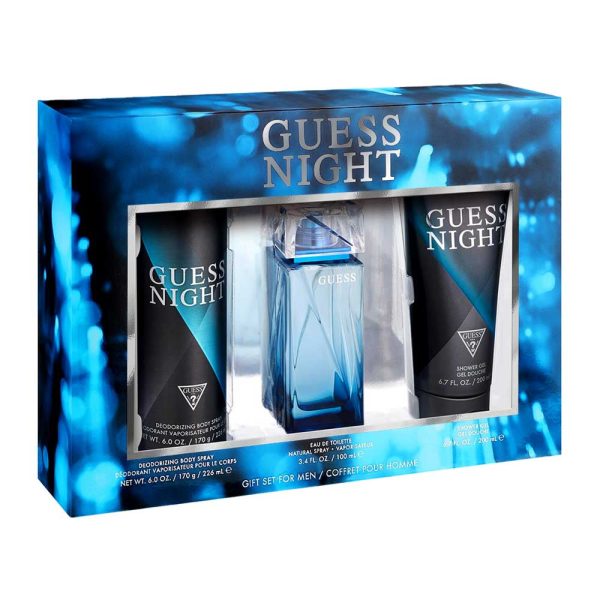 Guess Night Estuche 3 pzs EDT - Caballero