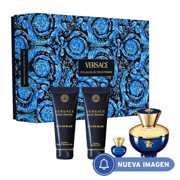 Versace Pour Femme Dylan Blue Estuche 4 pzs - Dama